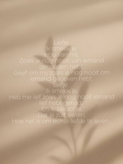 Gedicht op Instagram